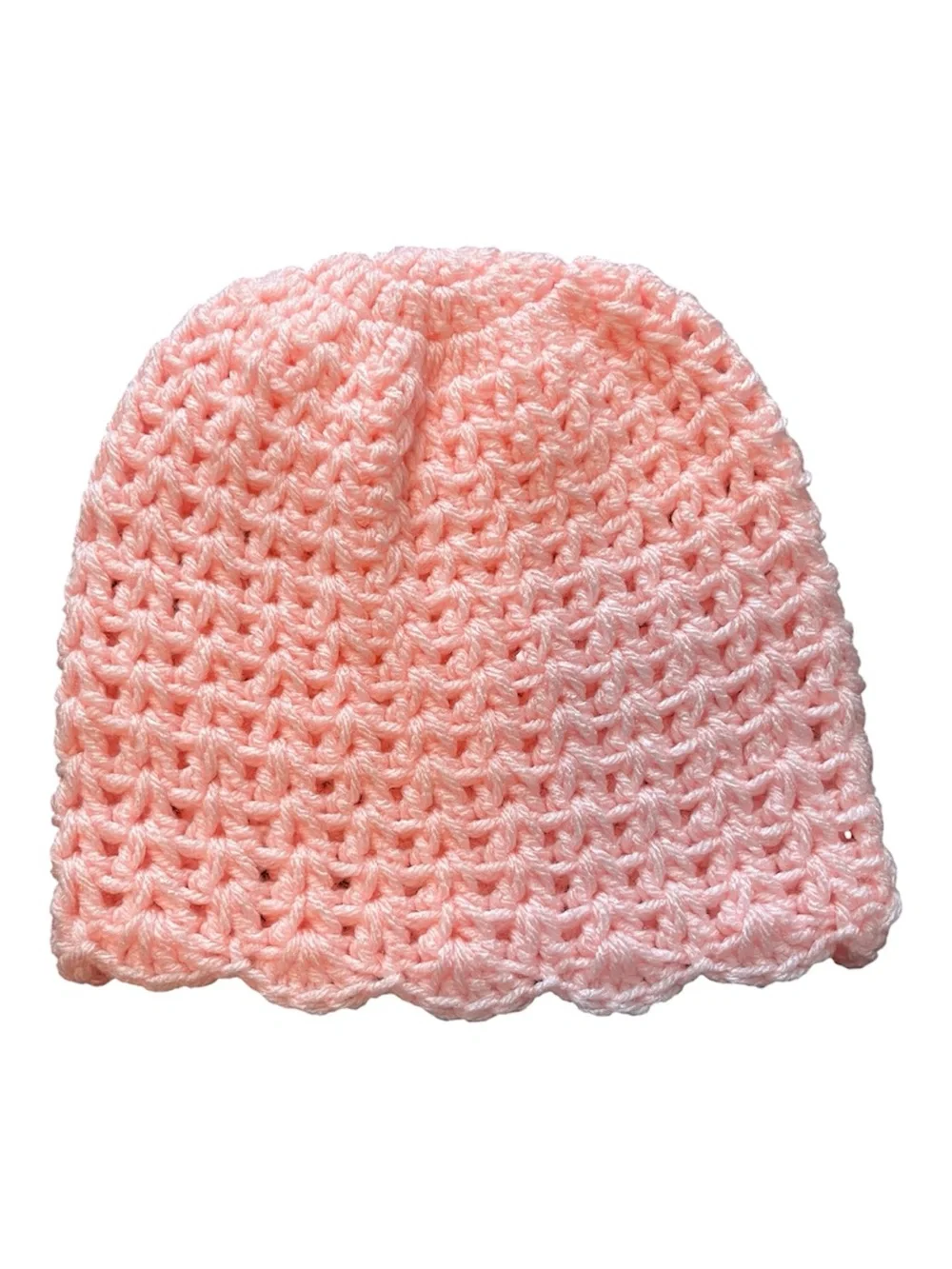 3 Handmade Crochet Pink Beanies Bundle Adult Small Teen Boho Cottagecore Hats